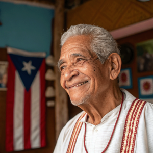 Su sonrisa reflejaba la sencillez y humildad que lo caracterizaban.